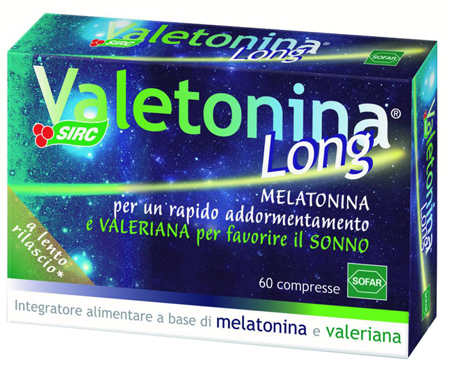 VALETONINA LONG 60 COMPRESSE ASTUCCIO 18 G - Farmacia Artemisia di Montecuollo Dott. Angelo snc