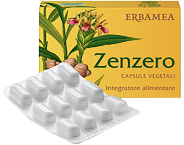 ERBAMEA ZENZERO 24 CAPSULE VEGETALI - Farmacia Artemisia di Montecuollo Dott. Angelo snc