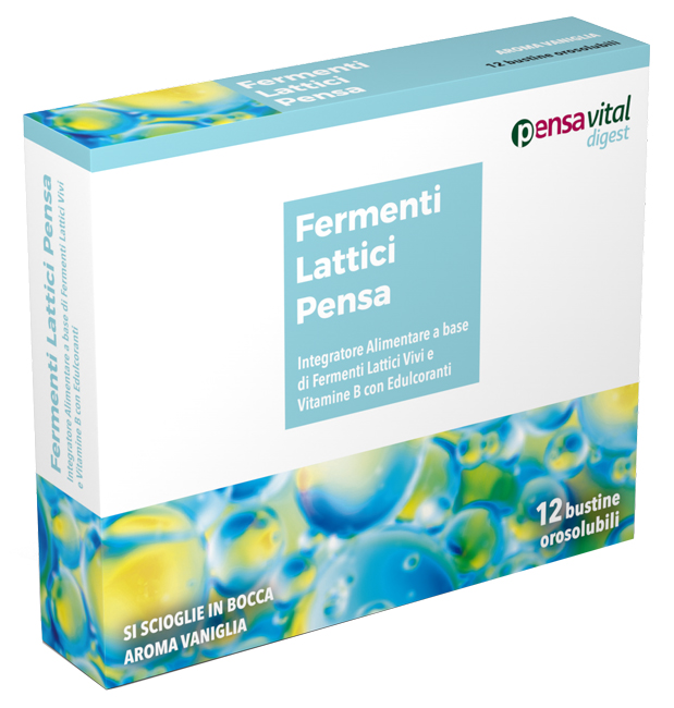 FERMENTI LATTICI VIVI E VITAMINE B 12 VANIGLIA BUSTINE OROSOLUBILI - Farmacia Artemisia di Montecuollo Dott. Angelo snc