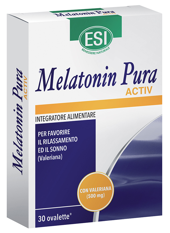 ESI MELATONIN PURA ACTIV 30 OVALETTE - Farmacia Artemisia di Montecuollo Dott. Angelo snc