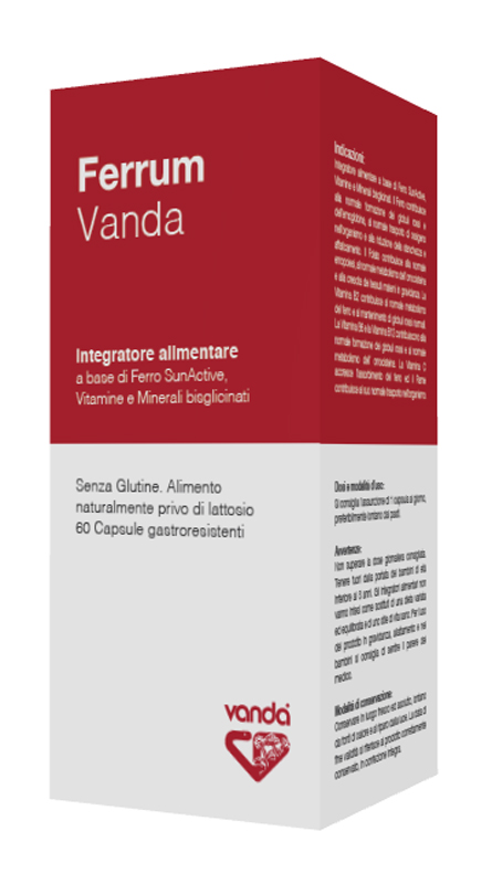 FERRUM VANDA 60 CAPSULE - Farmacia Artemisia di Montecuollo Dott. Angelo snc
