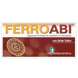 FERROABI 20 CONFETTI OROSOLUBILI AL CIOCCOLATO BLISTER 30 G - Farmacia Artemisia di Montecuollo Dott. Angelo snc