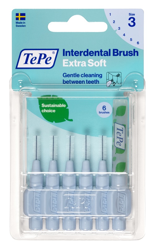 TEPE SCOVOLINO XSOFT BLU 0,6 MM 6 PEZZI - Farmacia Artemisia di Montecuollo Dott. Angelo snc