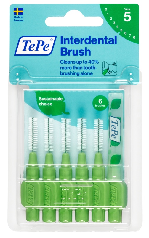 TEPE SCOVOLINO VERDE 0,8MM 6 PEZZI - Farmacia Artemisia di Montecuollo Dott. Angelo snc