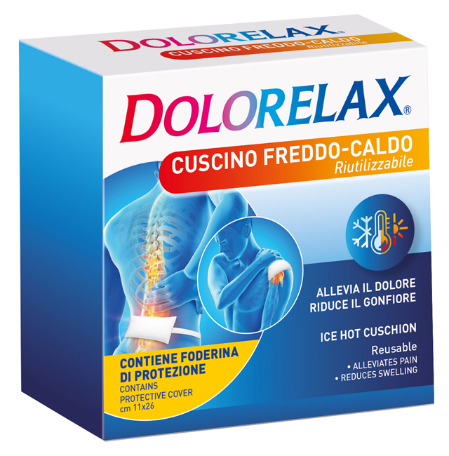 DOLORELAX ICE HOT CUSCINO RIUTILIZZABILE 11X26 CM 2 PEZZI - Farmacia Artemisia di Montecuollo Dott. Angelo snc