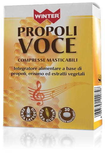 WINTER PROPOLI VOCE 30 COMPRESSE MASTICABILI - Farmacia Artemisia di Montecuollo Dott. Angelo snc