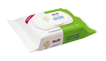 HIPP SALVIETTINE VISO&MANI 1X20 PEZZI - Farmacia Artemisia di Montecuollo Dott. Angelo snc