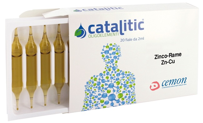 CATALITIC OLIGOELEMENTI ZINCO RAME ZN-CU 20 FIALE 2 ML - Farmacia Artemisia di Montecuollo Dott. Angelo snc