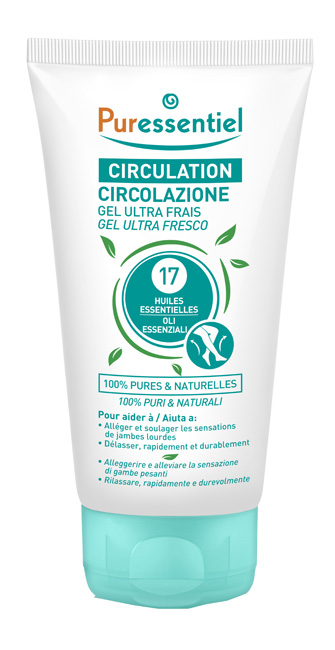 PURESSENTIEL GEL ULTRA FRESCO CIRCOLAZIONE 17 OLI ESSENZIALI 125 ML - Farmacia Artemisia di Montecuollo Dott. Angelo snc