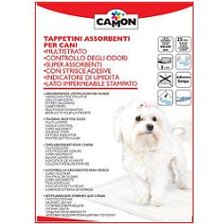 TAPPETINO ASSORBENTE CANI 60X60 25 PEZZI - Farmacia Artemisia di Montecuollo Dott. Angelo snc