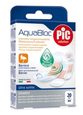 CEROTTO PIC AQUABLOC MIX ANTIBATTERICO 20 PEZZI - Farmacia Artemisia di Montecuollo Dott. Angelo snc