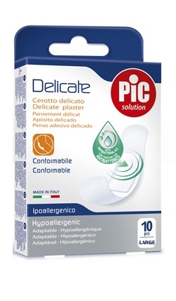 CEROTTO PIC DELICATE 25X72 MM ANTIBATTERICO 10 PEZZI - Farmacia Artemisia di Montecuollo Dott. Angelo snc