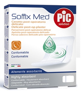 CEROTTO PIC SOFFIX MED IN TNT CON TAMPONE CENTRALE ASSORBENTE STERILE MONOUSO 30X10 CM STERILI ANTIBATTERICO 3 PEZZI - Farmacia Artemisia di Montecuollo Dott. Angelo snc
