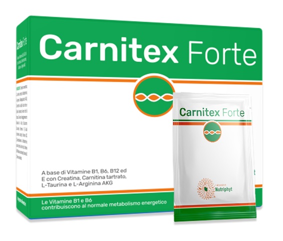 CARNITEX FORTE 20 BUSTINE 100 G - Farmacia Artemisia di Montecuollo Dott. Angelo snc