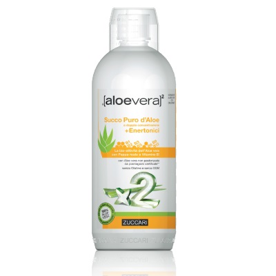 ALOEVERA2 SUCCO PURO D'ALOE DOPPIA CONCENTRAZIONE + ENERTONICI 1 LITRO - Farmacia Artemisia di Montecuollo Dott. Angelo snc