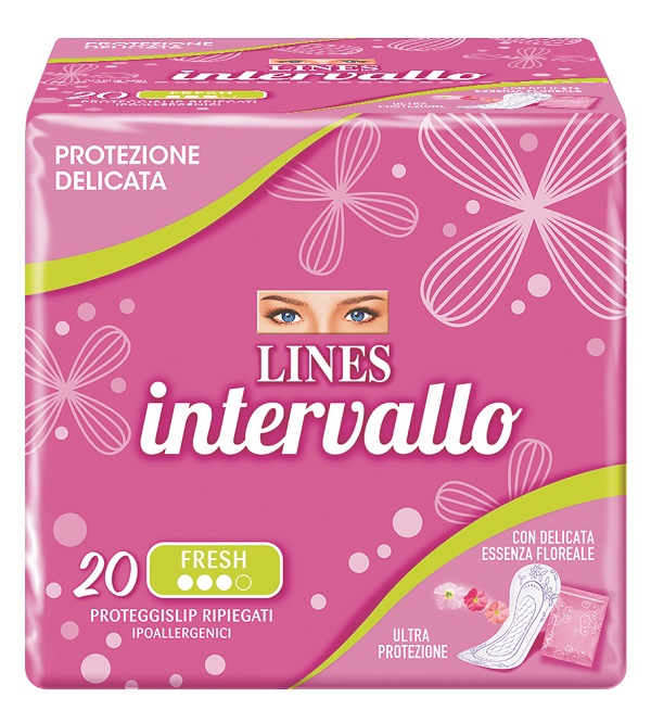 PROTEGGISLIP LINES INTERVALLO FRESH RIPIEGATO 20 PEZZI - Farmacia Artemisia di Montecuollo Dott. Angelo snc