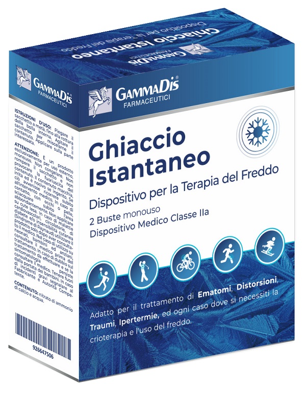 GHIACCIO ISTANTANEO TNT GAMMADIS 2 PEZZI GAMMADIS - Farmacia Artemisia di Montecuollo Dott. Angelo snc