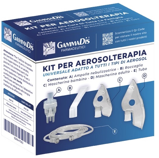 KIT AEROSOL COMPLETO GAMMADIS - Farmacia Artemisia di Montecuollo Dott. Angelo snc