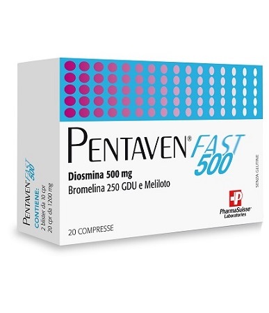 PENTAVEN FAST 500 20 COMPRESSE - Farmacia Artemisia di Montecuollo Dott. Angelo snc