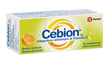 CEBION EFFERVESCENTE VIT C SENZA ZUCCHERO 10 COMPRESSE - Farmacia Artemisia di Montecuollo Dott. Angelo snc