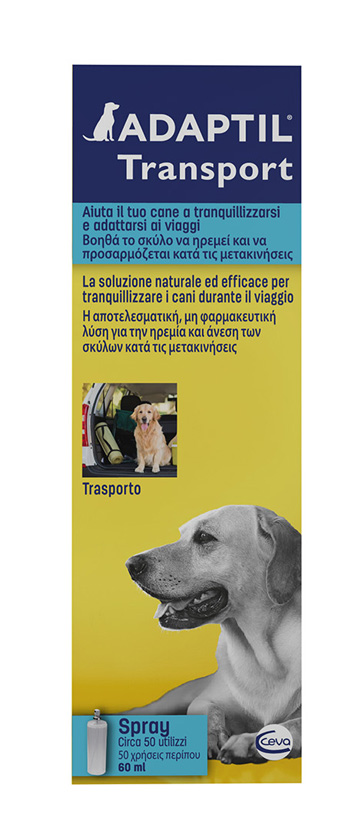 ADAPTIL TRANSPORT SPRAY 60 ML - Farmacia Artemisia di Montecuollo Dott. Angelo snc