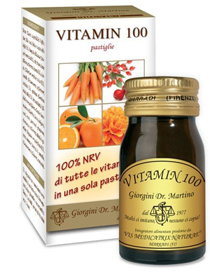 VITAMIN 100 60 PASTIGLIE - Farmacia Artemisia di Montecuollo Dott. Angelo snc