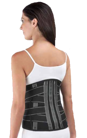 CORSETTO ELASTICO IN-CROSS ALTEZZA 33 CM NERO LARGE - Farmacia Artemisia di Montecuollo Dott. Angelo snc