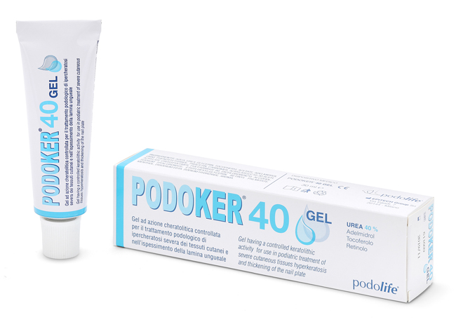 PODOKER 40 GEL AZIONE CHERATOLITICA TUBO DA 30 ML CON APPLICATORE - Farmacia Artemisia di Montecuollo Dott. Angelo snc