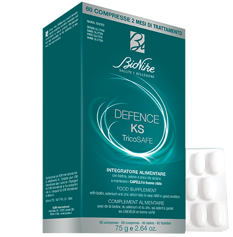 DEFENCE KS TRICOSAFE 36 COMPRESSE - Farmacia Artemisia di Montecuollo Dott. Angelo snc