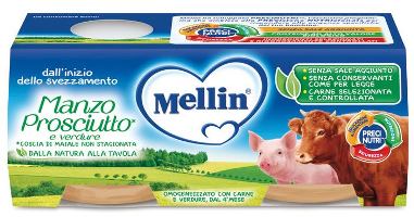 MELLIN OMOGENEIZZATO MANZO PROSCIUTTO CON VERDURE - Farmacia Artemisia di Montecuollo Dott. Angelo snc