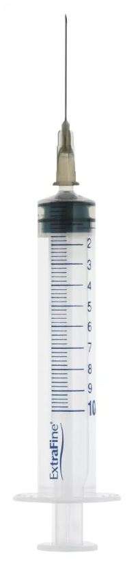 SIRINGA EXTRAFINE IPODERMICA 10 ML AGO 12 GAUGE 22 - Farmacia Artemisia di Montecuollo Dott. Angelo snc