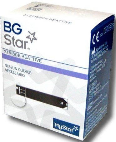 STRISCE REATTIVE MISURAZIONE GLICEMIA BGSTAR MYSTAR 50 PEZZI - Farmacia Artemisia di Montecuollo Dott. Angelo snc
