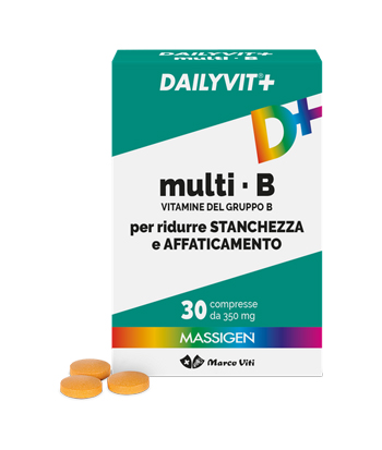 MASSIGEN MULTI B VITAMINE DEL GRUPPO B 30 COMPRESSE RIVESTITA DA 364 MG - Farmacia Artemisia di Montecuollo Dott. Angelo snc