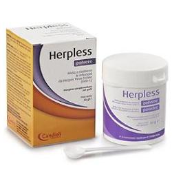 HERPLESS POLVERE BARATTOLO 30 G CON MISURINO - Farmacia Artemisia di Montecuollo Dott. Angelo snc