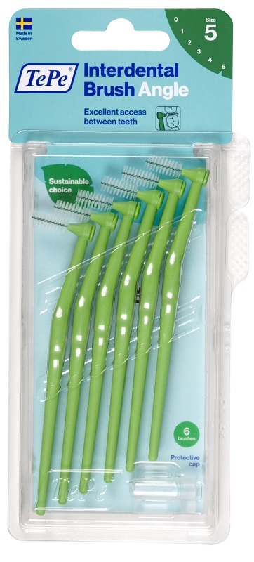 TEPE ANGLE SCOVOLINO VERDE 0,8MM 6 PEZZI - Farmacia Artemisia di Montecuollo Dott. Angelo snc