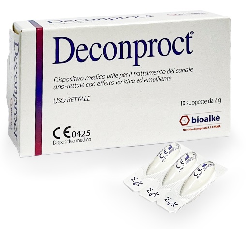 DECONPROCT SUPPOSTE 10 PEZZI - Farmacia Artemisia di Montecuollo Dott. Angelo snc