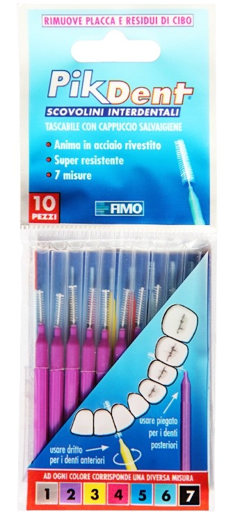 PIKDENT STUZZICOLINO 2 VIOLA 10 PEZZI - Farmacia Artemisia di Montecuollo Dott. Angelo snc