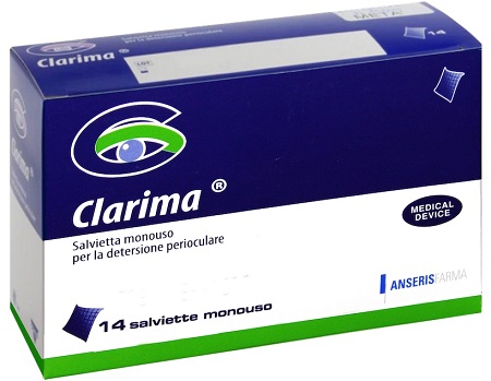 SALVIETTA PERIOCULARE CLARIMA 14 PEZZI - Farmacia Artemisia di Montecuollo Dott. Angelo snc