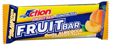 PROACTION FRUIT BAR BARRETTA ENERGETICA ALL'ALBICOCCA 40 G - Farmacia Artemisia di Montecuollo Dott. Angelo snc