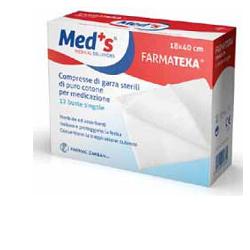 GARZA COMPRESSA MEDS FARMATEXA 12/8 18X40CM 12 PEZZI - Farmacia Artemisia di Montecuollo Dott. Angelo snc