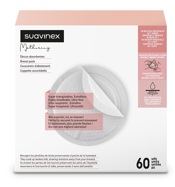 SUAVINEX ALLATTAMENTO COPPETTE ASSORBILATTE 60 PEZZI - Farmacia Artemisia di Montecuollo Dott. Angelo snc