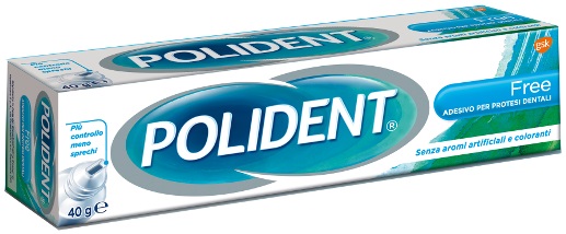 POLIDENT FREE ADESIVO PER PROTESI DENTARIA 40 G - Farmacia Artemisia di Montecuollo Dott. Angelo snc