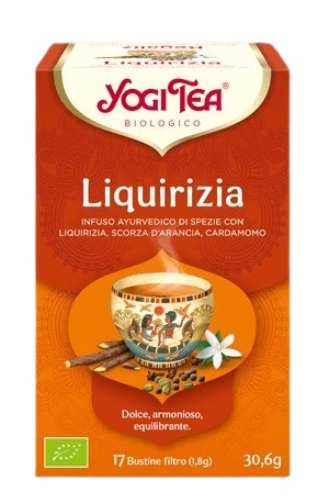 YOGI TEA LIQUIRIZIA BIO 30,6 G - Farmacia Artemisia di Montecuollo Dott. Angelo snc