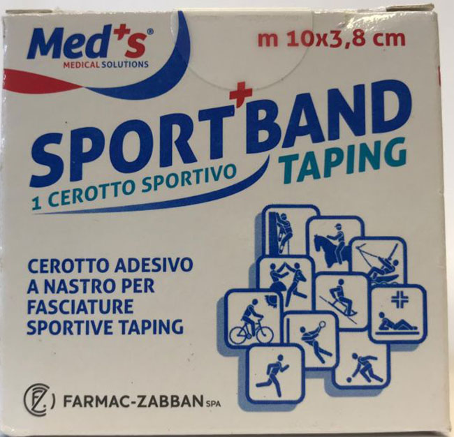 CEROTTO MEDS TELA BIANCA SPORTIVO 1000X3,8 CM - Farmacia Artemisia di Montecuollo Dott. Angelo snc
