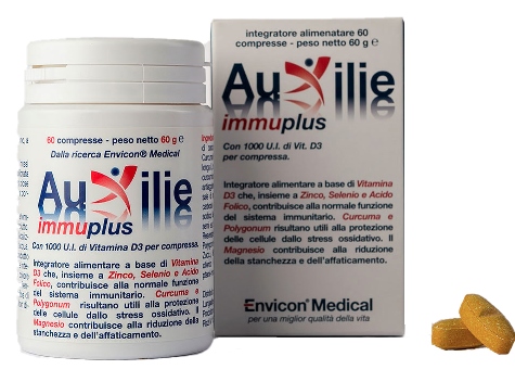 AUXILIE IMMUPLUS DEGLUTIBILE 30 COMPRESSE - Farmacia Artemisia di Montecuollo Dott. Angelo snc
