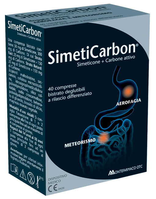 SIMETICARBON 40 COMPRESSE - Farmacia Artemisia di Montecuollo Dott. Angelo snc