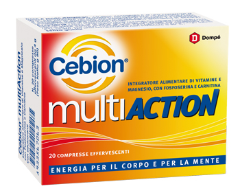 CEBION MULTIACTION 20 COMPRESSE EFFERVESCENTI - Farmacia Artemisia di Montecuollo Dott. Angelo snc