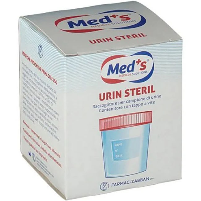 CONTENITORE MEDS URINA STERILE SOTTOVUOTO 120 ML - Farmacia Artemisia di Montecuollo Dott. Angelo snc