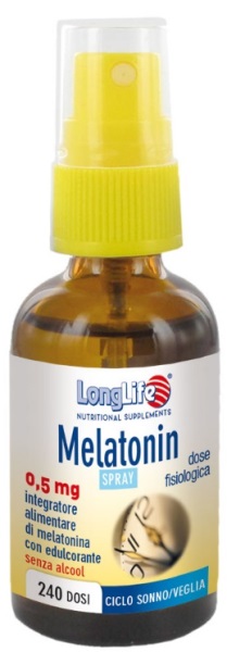 LONGLIFE MELATONIN SPRAY 0,5MG 30 ML - Farmacia Artemisia di Montecuollo Dott. Angelo snc