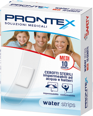 CEROTTO PRONTEX WATER STRIPS MEDIO 10 PEZZI - Farmacia Artemisia di Montecuollo Dott. Angelo snc
